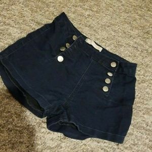 High waisted shorts